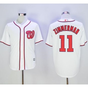Nationals #11 Ryan Zimmerman White New Cool Base Stitched MLB Jersey Nationals #11 Ryan Zimmerman White New Cool Base Stitched MLB Jersey
