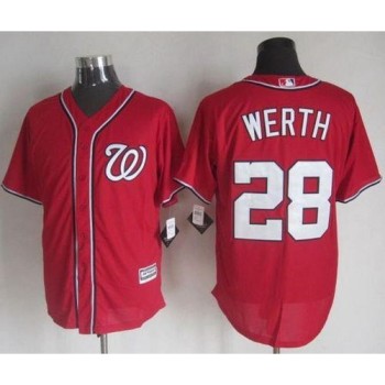 Nationals #28 Jayson Werth Red New Cool Base Stitched MLB Jersey Nationals #28 Jayson Werth Red New Cool Base Stitched MLB Jersey