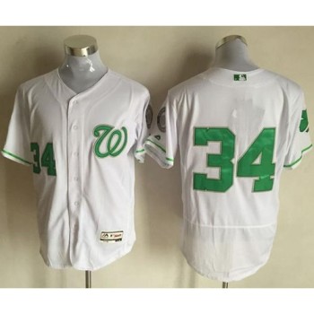 Nationals #34 Bryce Harper White Celtic Flexbase Authentic Collection Stitched MLB Jersey Nationals #34 Bryce Harper White Celtic Flexbase Authentic Collection Stitched MLB Jersey