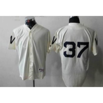 Nationals #37 Stephen Strasburg Cream 1924 Turn Back The Clock Stitched MLB Jersey Nationals #37 Stephen Strasburg Cream 1924 Turn Back The Clock Stitched MLB Jersey