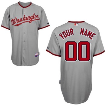 Nationals Authentic Grey 2011 Cool Base MLB Jersey Nationals Authentic Grey 2011 Cool Base MLB Jersey