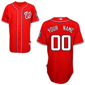 Nationals Authentic Red 2011 Cool Base MLB Jersey Nationals Authentic Red 2011 Cool Base MLB Jersey