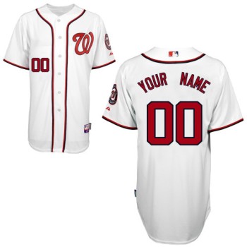 Nationals Authentic White 2011 Cool Base MLB Jersey Nationals Authentic White 2011 Cool Base MLB Jersey