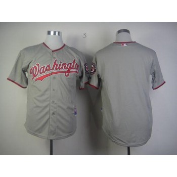 Nationals Blank Grey Cool Base Stitched MLB Jersey Nationals Blank Grey Cool Base Stitched MLB Jersey