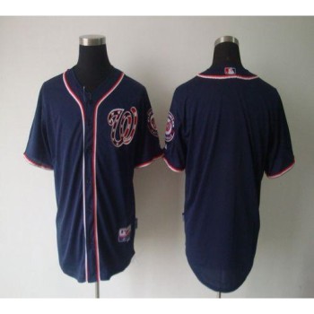 Nationals Blank Navy Blue Cool Base Stitched MLB Jersey Nationals Blank Navy Blue Cool Base Stitched MLB Jersey