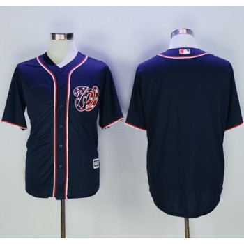 Nationals Blank Navy Blue New Cool Base Stitched MLB Jersey Nationals Blank Navy Blue New Cool Base Stitched MLB Jersey