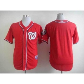 Nationals Blank Red Cool Base Stitched MLB Jersey Nationals Blank Red Cool Base Stitched MLB Jersey