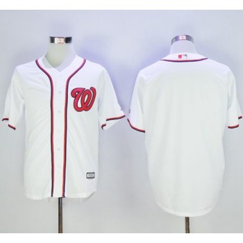 Nationals Blank White New Cool Base Stitched MLB Jersey Nationals Blank White New Cool Base Stitched MLB Jersey