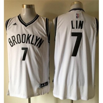Nets #7 Jeremy Lin White Home Stitched NBA Jersey Nets #7 Jeremy Lin White Home Stitched NBA Jersey