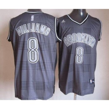Nets #8 Deron Williams Black Rhythm Fashion Stitched NBA Jersey Nets #8 Deron Williams Black Rhythm Fashion Stitched NBA Jersey