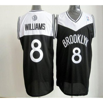 Nets #8 Deron Williams Black Road Revolution 30 Stitched NBA Jersey Nets #8 Deron Williams Black Road Revolution 30 Stitched NBA Jersey