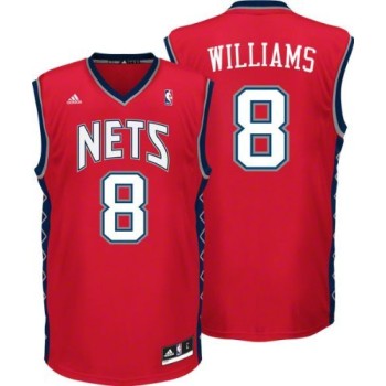 Nets #8 Deron Williams Red Revolution 30 Stitched NBA Jersey Nets #8 Deron Williams Red Revolution 30 Stitched NBA Jersey