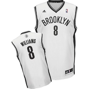 Nets #8 Deron Williams White Home Revolution 30 Stitched NBA Jersey Nets #8 Deron Williams White Home Revolution 30 Stitched NBA Jersey