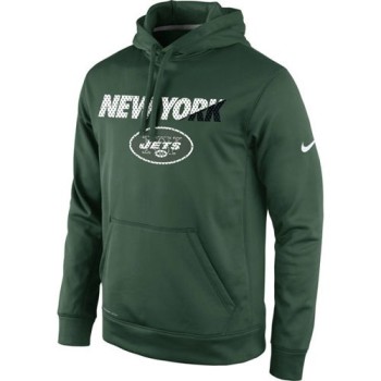 New York Jets Kick Off Staff Performance Pullover Hoodie Green