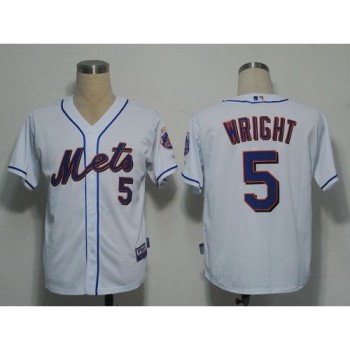 New York Mets #5 David Wright White Cool Base Stitched MLB Jersey New York Mets #5 David Wright White Cool Base Stitched MLB Jersey