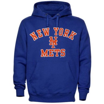 New York Mets Fastball Fleece Pullover Royal Blue MLB Hoodie New York Mets Fastball Fleece Pullover Royal Blue MLB Hoodie