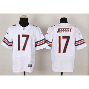 Bears #17 Alshon Jeffery White Men's Stitched NFL Elite Jersey