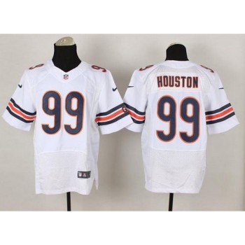 Bears #99 Lamarr Houston White Men's Stitched NFL Elite Jersey