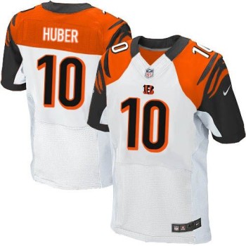Bengals #10 Kevin Huber White Men's Stitched NFL Elite Jersey Bengals #10 Kevin Huber White Men's Stitched NFL Elite Jersey