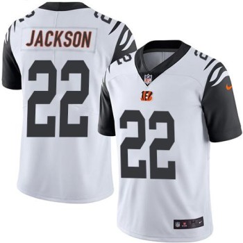 Bengals #22 William Jackson White Youth Stitched NFL Limited Rush Jersey