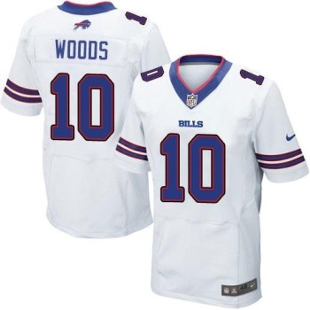Bills #10 Robert Woods White Men's Stitched NFL New Elite Jersey Bills #10 Robert Woods White Men's Stitched NFL New Elite Jersey