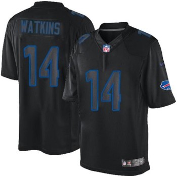 Bills #14 Sammy Watkins Black Men's Stitched NFL Impact Limited Jersey Bills #14 Sammy Watkins Black Men's Stitched NFL Impact Limited Jersey