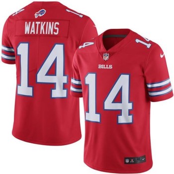 Bills #14 Sammy Watkins Red Men's Stitched NFL Elite Rush Jersey Bills #14 Sammy Watkins Red Men's Stitched NFL Elite Rush Jersey