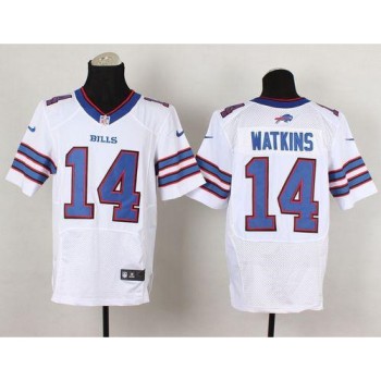 Bills #14 Sammy Watkins White Men's Stitched NFL New Elite Jersey Bills #14 Sammy Watkins White Men's Stitched NFL New Elite Jersey