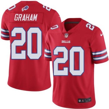 Bills #20 Corey Graham Red Men's Stitched NFL Elite Rush Jersey Bills #20 Corey Graham Red Men's Stitched NFL Elite Rush Jersey