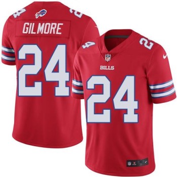 Bills #24 Stephon Gilmore Red Men's Stitched NFL Elite Rush Jersey Bills #24 Stephon Gilmore Red Men's Stitched NFL Elite Rush Jersey