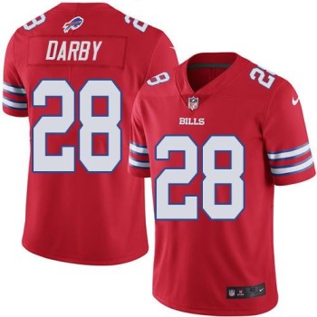 Bills #28 Ronald Darby Red Men's Stitched NFL Elite Rush Jersey Bills #28 Ronald Darby Red Men's Stitched NFL Elite Rush Jersey