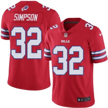 Bills #32 O. J. Simpson Red Youth Stitched NFL Limited Rush Jersey Bills #32 O. J. Simpson Red Youth Stitched NFL Limited Rush Jersey