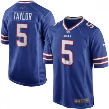 Bills #5 Tyrod Taylor Blue Men's Stitched NFL Elite Rush Jersey Bills #5 Tyrod Taylor Blue Men's Stitched NFL Elite Rush Jersey
