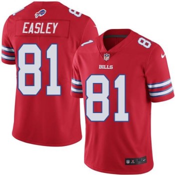 Bills #81 Marcus Easley Red Men's Stitched NFL Elite Rush Jersey Bills #81 Marcus Easley Red Men's Stitched NFL Elite Rush Jersey