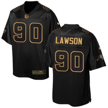 Bills #90 Shaq Lawson Black Men's Stitched NFL Elite Pro Line Gold Collection Jersey Bills #90 Shaq Lawson Black Men's Stitched NFL Elite Pro Line Gold Collection Jersey