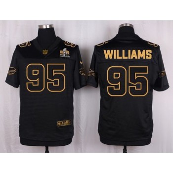 Bills #95 Kyle Williams Black Men's Stitched NFL Elite Pro Line Gold Collection Jersey Bills #95 Kyle Williams Black Men's Stitched NFL Elite Pro Line Gold Collection Jersey