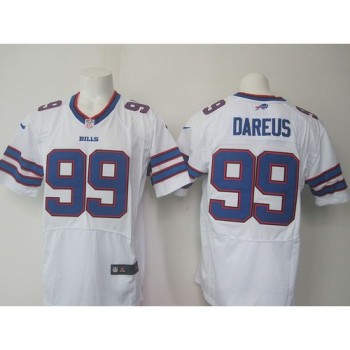 Bills #99 Marcell Dareus White Men's Stitched NFL Elite Jersey Bills #99 Marcell Dareus White Men's Stitched NFL Elite Jersey