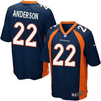 Broncos #22 C.J. Anderson Blue Alternate Youth Stitched NFL New Elite Jersey Broncos #22 C.J. Anderson Blue Alternate Youth Stitched NFL New Elite Jersey