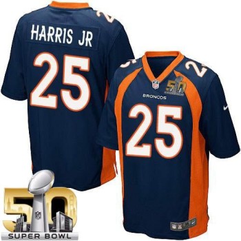 Broncos #25 Chris Harris Jr Blue Alternate Super Bowl 50 Youth Stitched NFL New Elite Jersey Broncos #25 Chris Harris Jr Blue Alternate Super Bowl 50 Youth Stitched NFL New Elite Jersey