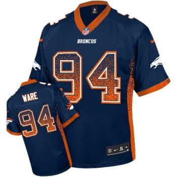 Broncos #94 DeMarcus Ware Blue Alternate Youth Stitched NFL Elite Drift Fashion Jersey Broncos #94 DeMarcus Ware Blue Alternate Youth Stitched NFL Elite Drift Fashion Jersey