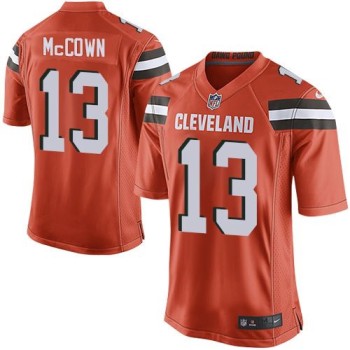 Browns #13 Josh McCown Orange Alternate Youth Stitched NFL New Elite Jersey Browns #13 Josh McCown Orange Alternate Youth Stitched NFL New Elite Jersey