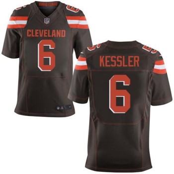 Browns #6 Cody Kessler Brown Team Color Men's Stitched NFL New Elite Jersey
