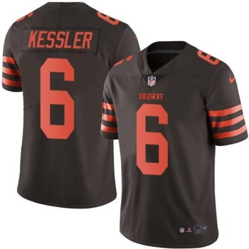Browns #6 Cody Kessler Brown Youth Stitched NFL Limited Rush Jersey Browns #6 Cody Kessler Brown Youth Stitched NFL Limited Rush Jersey