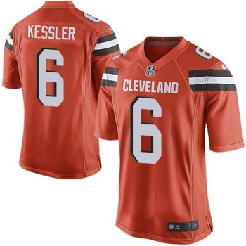 Browns #6 Cody Kessler Orange Alternate Youth Stitched NFL New Elite Jersey Browns #6 Cody Kessler Orange Alternate Youth Stitched NFL New Elite Jersey