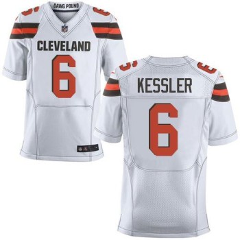 Browns #6 Cody Kessler White Men's Stitched NFL New Elite Jersey