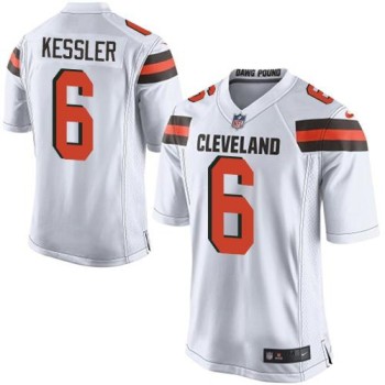 Browns #6 Cody Kessler White Youth Stitched NFL New Elite Jersey Browns #6 Cody Kessler White Youth Stitched NFL New Elite Jersey