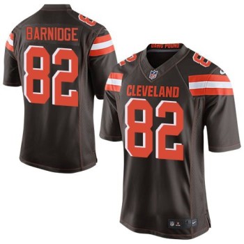 Browns #82 Gary Barnidge Brown Team Color Men's Stitched NFL New Elite Jersey