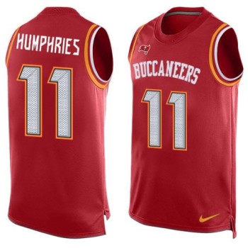 Buccaneers #11 Adam Humphries Red Team Color Men's Stitched NFL Limited Tank Top Jersey
