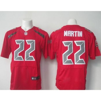 Buccaneers #22 Doug Martin Red Men's Stitched NFL Elite Rush Jersey