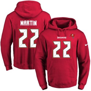 Buccaneers #22 Doug Martin Red Name & Number Pullover NFL Hoodie Buccaneers #22 Doug Martin Red Name & Number Pullover NFL Hoodie